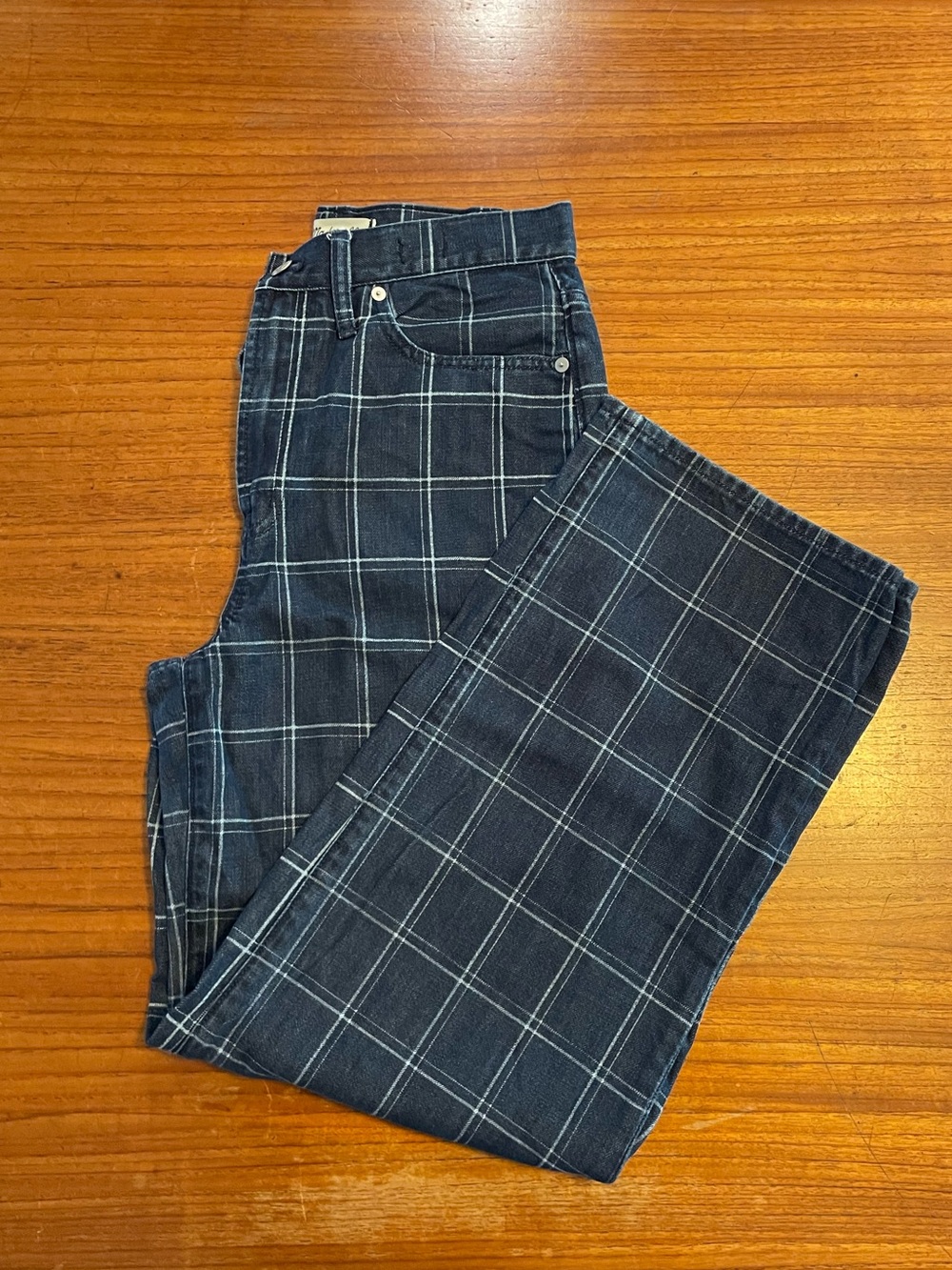 Madewell Striped Perfect Vintage Wide-Leg Jean